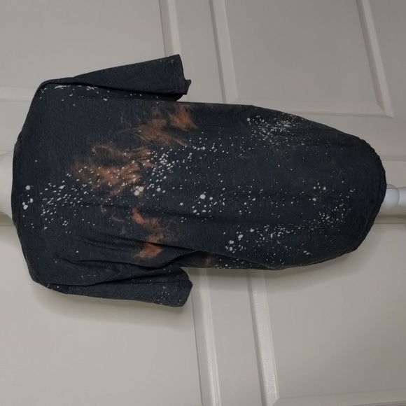 Gildan women's large soft style screen print 'Raising Ballers' baseball tee - Picture 6 of 9